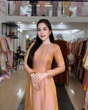 ÁO DÀI LỤA TENCEL ÁNH KINH ĐẦY CUỐN HÚT